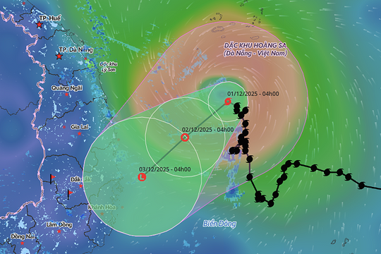 Bão Koto còn cấp 8, sẽ suy yếu trước khi vào đất liền
