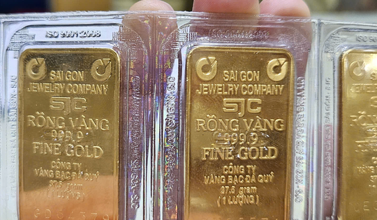Tối 1-12, giá vàng miếng SJC, vàng nhẫn giảm trở lại
