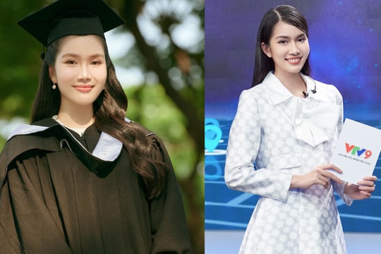 Á hậu Việt vừa nhận học bổng tiến sĩ: Từng làm MC VTV, hôn nhân viên mãn tuổi 27