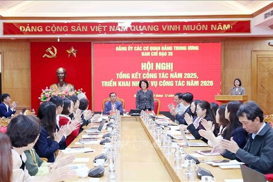 Ban Chỉ đạo 35 Đảng ủy các cơ quan Đảng Trung ương triển khai nhiệm vụ năm 2026