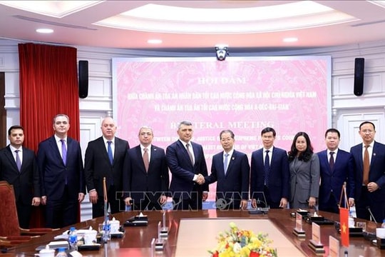 Thúc đẩy hợp tác về cải cách tư pháp giữa Việt Nam và Azerbaijan