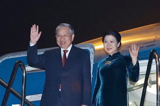 Tổng Bí thư Tô Lâm và Phu nhân kết thúc tốt đẹp chuyến thăm cấp Nhà nước tới Lào