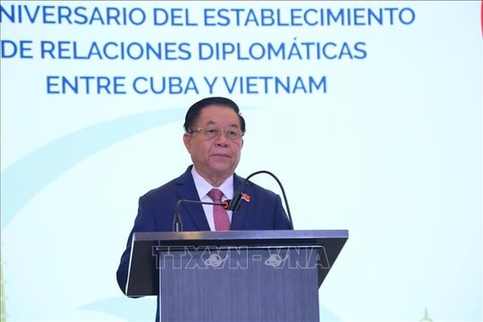 Chiêu đãi kỷ niệm 65 năm quan hệ ngoại giao Việt Nam - Cuba