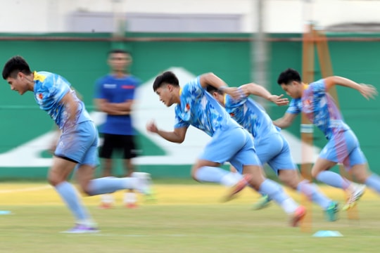 U22 Việt Nam hứng khởi trước trận ra quân SEA Games 33