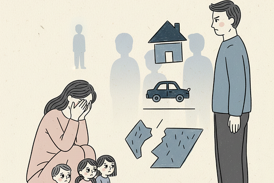 Chồng bắt tôi từ chối tài sản và quyền nuôi con vì tội ngoại tình