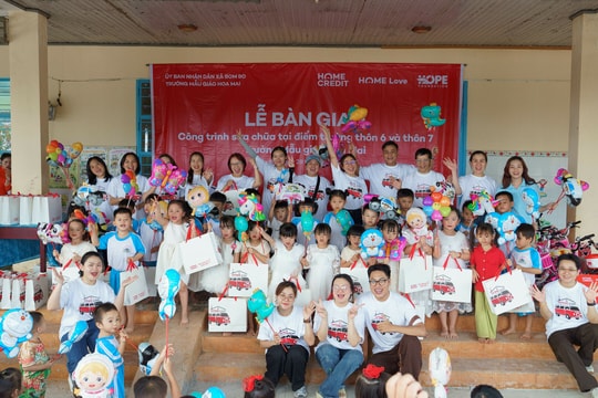 Hơn 100 trẻ mầm non Đồng Nai có sân chơi, nước sạch