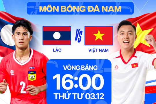 Xem trực tiếp U22 Việt Nam vs U22 Lào, vòng bảng SEA Games 33 trên kênh nào?