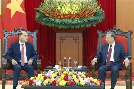 Tổng Bí thư Tô Lâm tiếp Thư ký Hội đồng An ninh Belarus