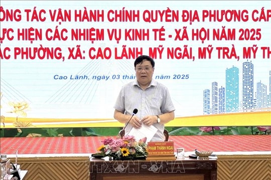 Chủ tịch tỉnh Đồng Tháp chỉ cách gỡ khó cho các xã, phường