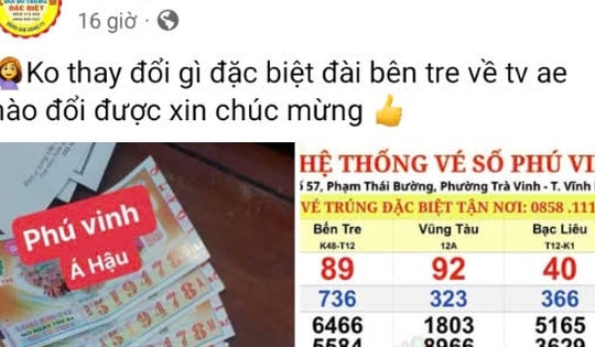 Xổ số miền Nam: Đại lý đang “truy tìm” khách trúng độc đắc 56 tỉ đồng