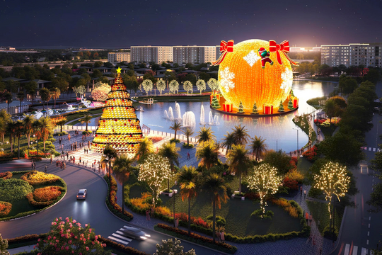 Nam Long II Central Lake thắp sáng Tây Đô mùa lễ hội