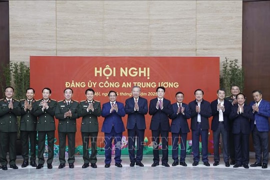 Tổng Bí thư Tô Lâm dự Hội nghị Đảng ủy Công an Trung ương