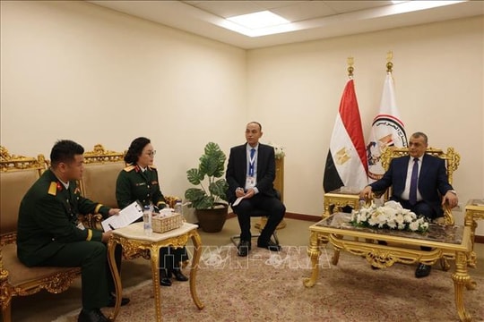 Việt Nam, Ai Cập nhất trí đẩy mạnh hợp tác trong lĩnh vực công nghiệp quốc phòng