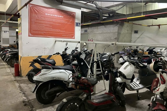 Thêm chung cư ở Hà Nội tạm dừng trông giữ xe điện mới