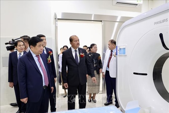 Khánh thành, bàn giao Bệnh viện Hữu nghị Lào – Việt Nam tỉnh Houaphanh