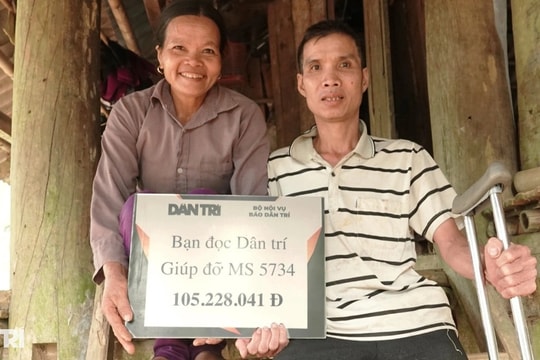 Bạn đọc hỗ trợ 2 gia đình khó khăn tại Phú Thọ hơn 230 triệu đồng