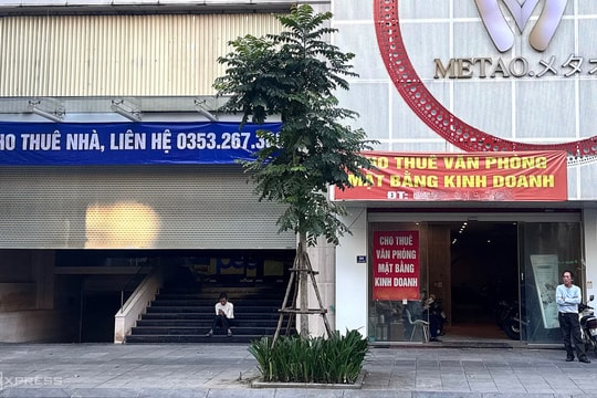 Làn sóng trả mặt bằng nhà phố cuối năm