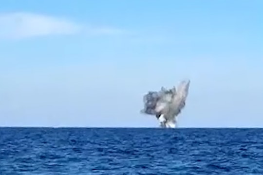 Romania hủy nổ xuồng không người lái nghi của Ukraine