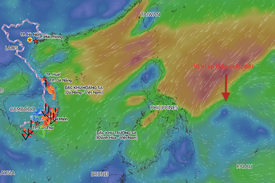 Biển Đông có thể sắp xuất hiện bão số 16