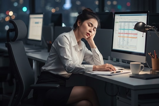 Ảo tưởng cống hiến vì làm việc tới 9 giờ tối