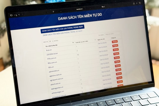 Danh sách tên miền hết hạn sẽ được công khai