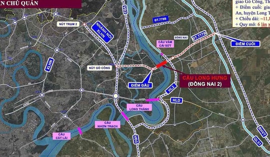 Chấp thuận nhà đầu tư đề xuất dự án cầu Đồng Nai 2 nối TPHCM