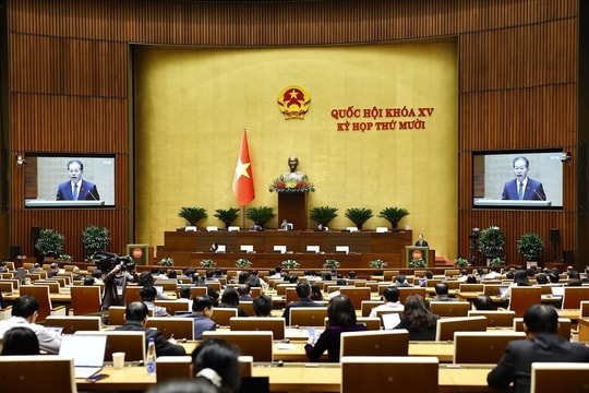 Ngày 5/12, Quốc hội biểu quyết thông qua 3 dự án luật liên quan đến lĩnh vực tư pháp