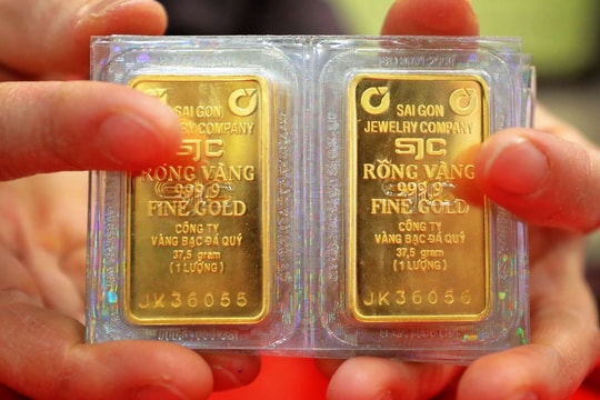 Giá vàng miếng sáng 5/12 tăng 400 nghìn đồng/lượng