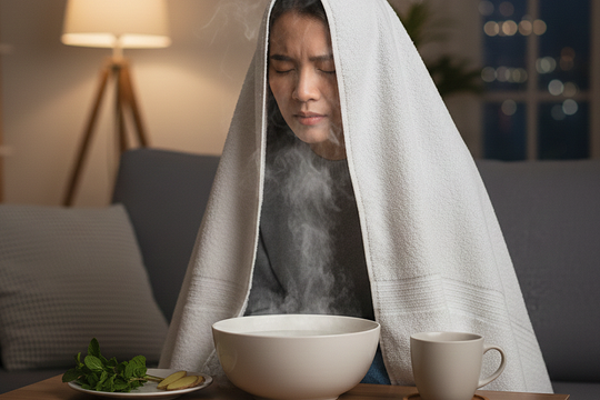 Lợi ích khi xông hơi bằng nước ấm