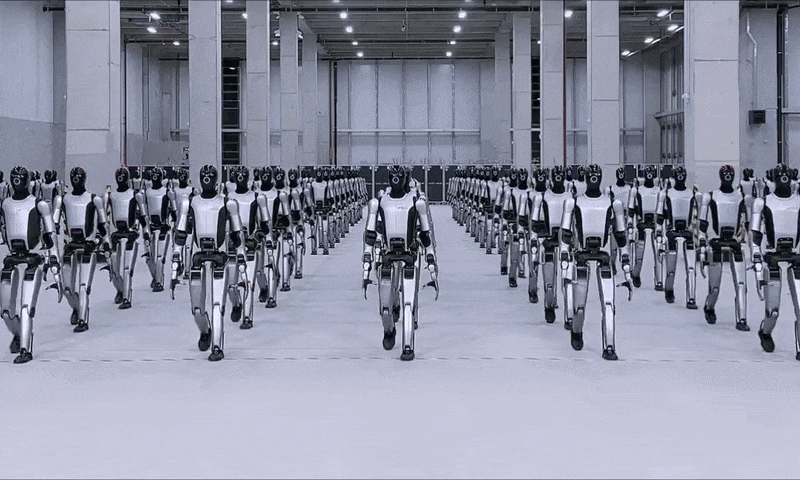 Video đội quân robot hình người Trung Quốc gây tranh cãi