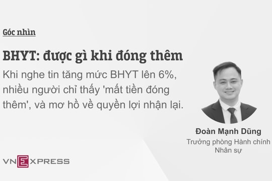 BHYT: được gì khi đóng thêm