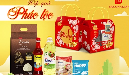 Saigon Co.op: Giỏ quà Tết giá từ 99.000 đồng, chiết khấu đến 32%
