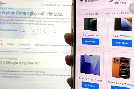 Hơn 80.000 lượt bình chọn Sơ loại Tech Awards 2025 sau hai tuần