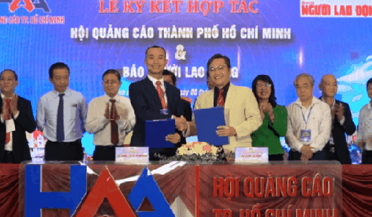 VIDEO: Báo Người Lao Động ký kết hợp tác với Hội Quảng cáo TPHCM