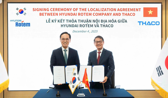 THACO hợp tác với Hyundai sản xuất tàu điện và tàu cao tốc tại Việt Nam