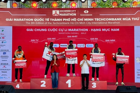 Dàn sao châu Phi áp đảo đường chạy Marathon Quốc tế TP Hồ Chí Minh