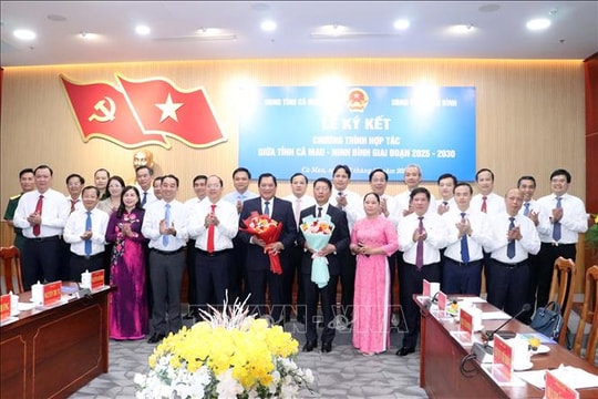 Tạo bứt phá mạnh mẽ kinh tế - xã hội 2 tỉnh Cà Mau và Ninh Bình trong kỷ nguyên mới