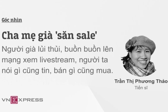 Cha mẹ già 'săn sale'