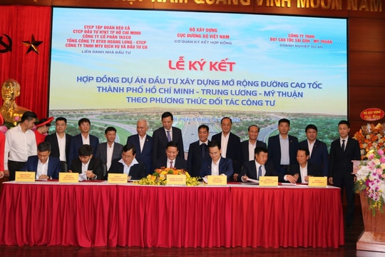 Mở rộng đường cao tốc TP Hồ Chí Minh - Trung Lương - Mỹ Thuận theo phương thức PPP