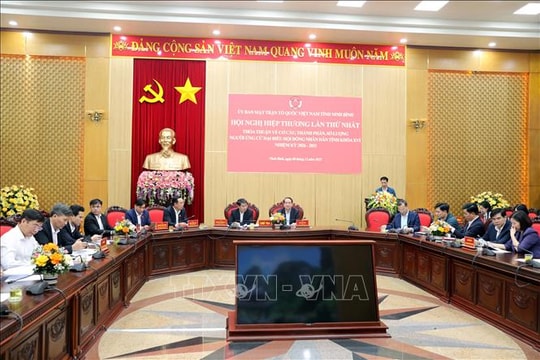 Ninh Bình thống nhất giới thiệu 38 người ứng cử đại biểu Quốc hội