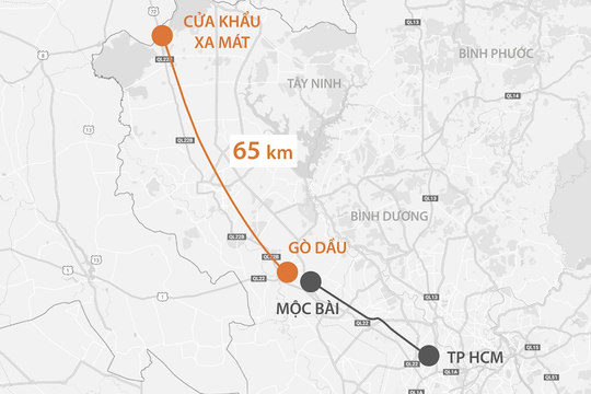 Hơn 10.300 tỷ đồng xây cao tốc Gò Dầu - Xa Mát