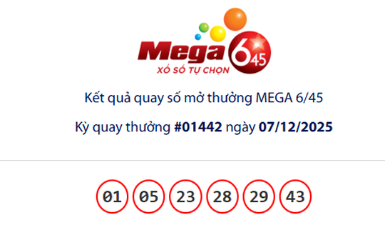 Vé số Vietlott trúng giải Jackpot hơn 18 tỉ đồng bán ở TPHCM