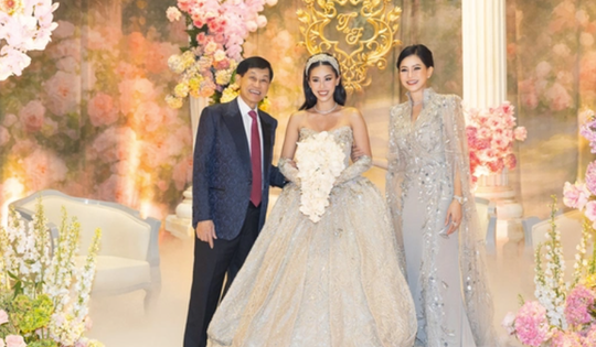 Cận cảnh nhan sắc 'đỉnh chóp' của cô dâu Tiên Nguyễn trong ngày trọng đại