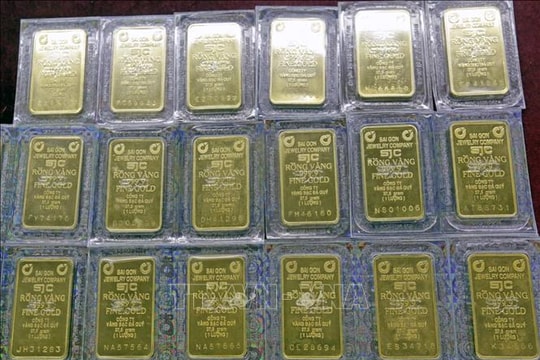 Giá vàng miếng chiều 9/12 giảm 800 nghìn đồng/lượng