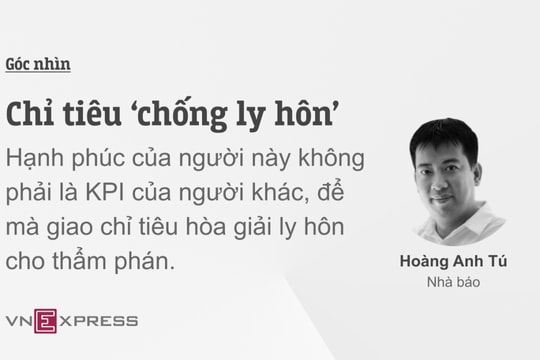 Chỉ tiêu 'chống ly hôn'