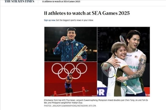 SEA Games 33: Báo Straitstimes ấn tượng về kình ngư Huy Hoàng của Việt Nam