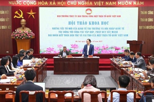 Phát huy vai trò của MTTQ Việt Nam trong phát triển kinh tế thị trường