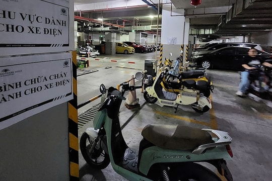Chung cư dè chừng xe điện vì rủi ro cháy nổ