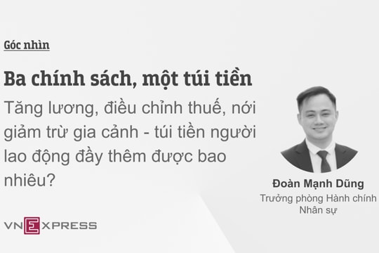 Ba chính sách, một túi tiền