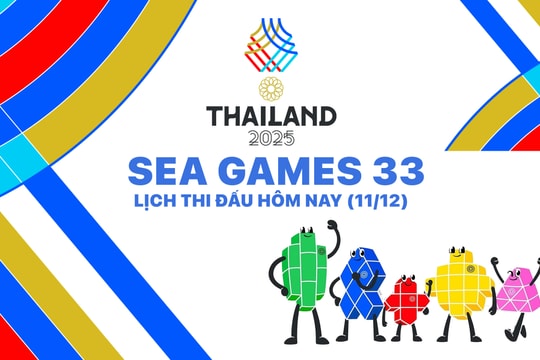 Lịch thi đấu SEA Games 33 hôm nay 11/12: U22 Việt Nam đấu U22 Malaysia